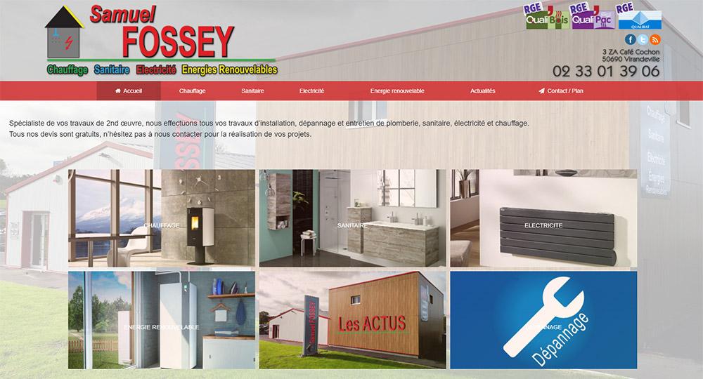 Mise à jour Site Internet de Samuel Fossey