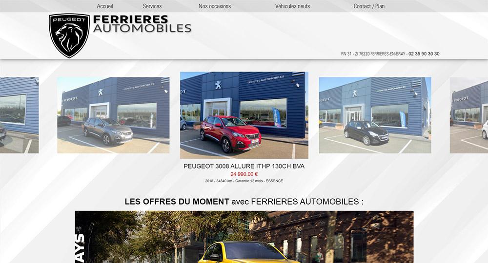Mise à jour Ferrières Automobiles