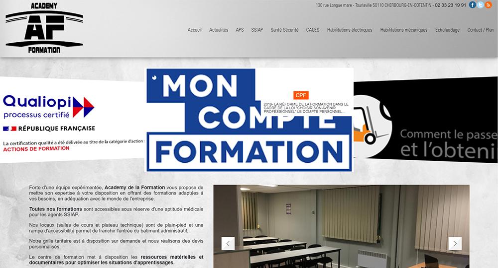 Mise à jour de Academy de la Formation