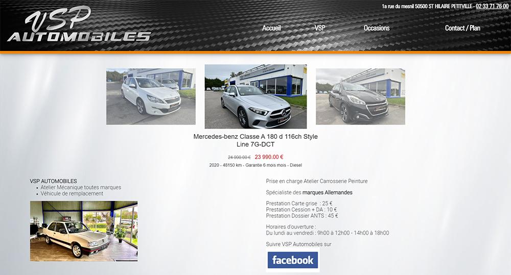 Mise à jour VSP Automobiles