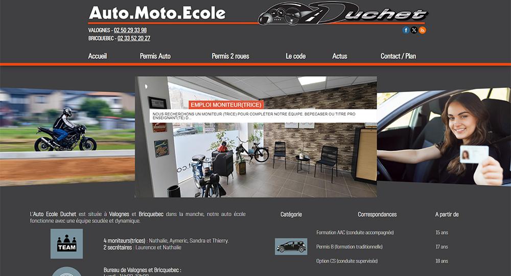 Mise à jour Auto Ecole Duchet